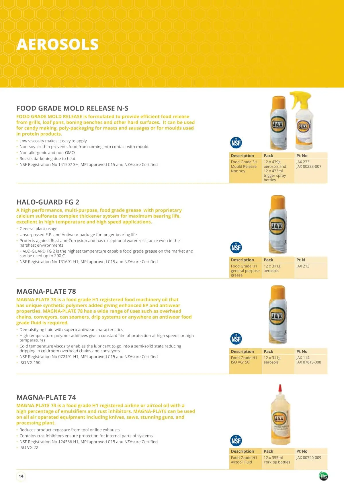 ils food grade 14 min