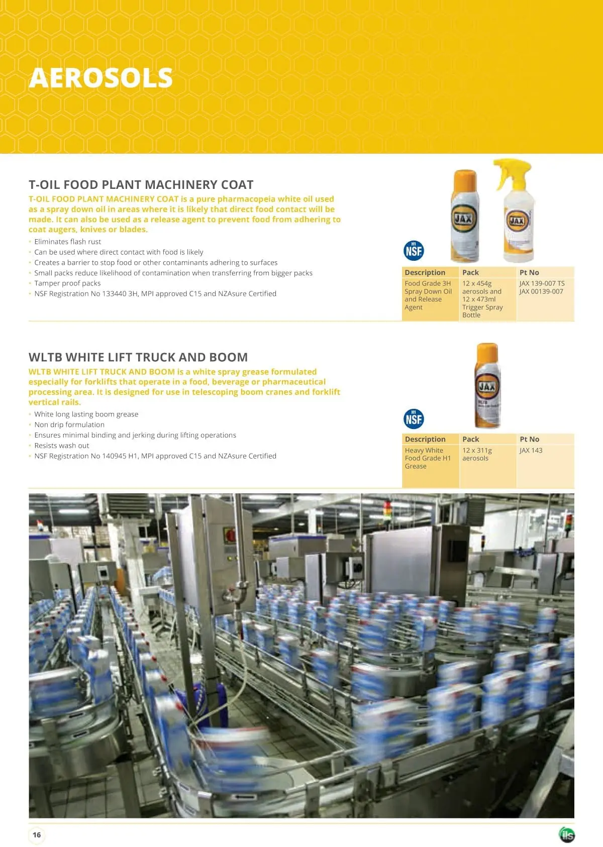 ils food grade 16 min