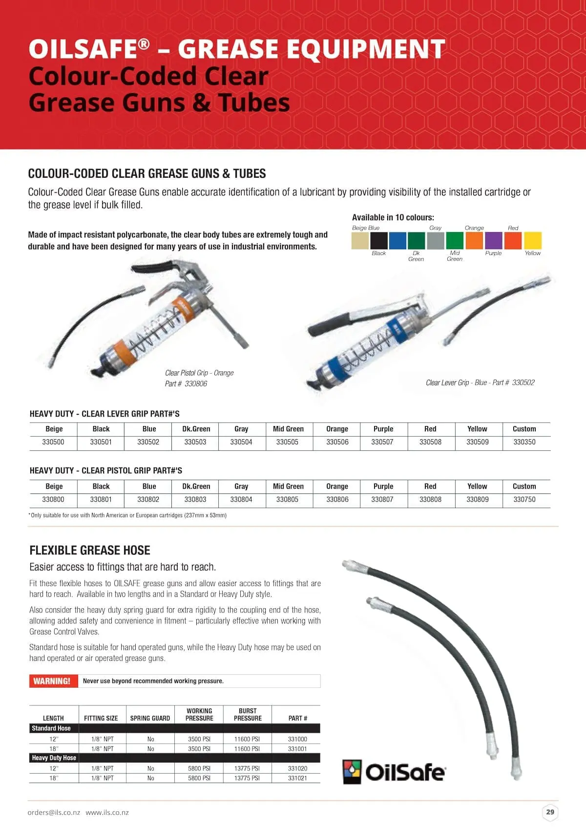 ils food grade 29 min