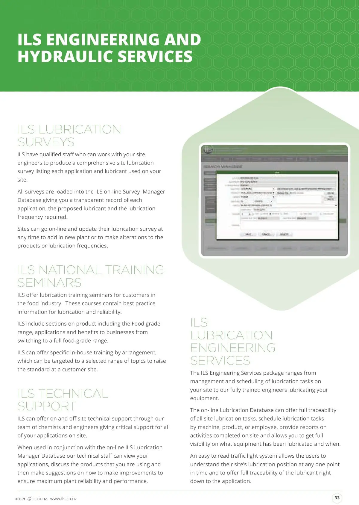 ils food grade 33 min